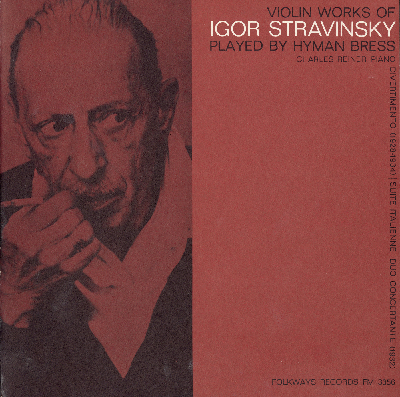 Violin Works of Igor Stravinsky | Smithsonian Folkways Recordings