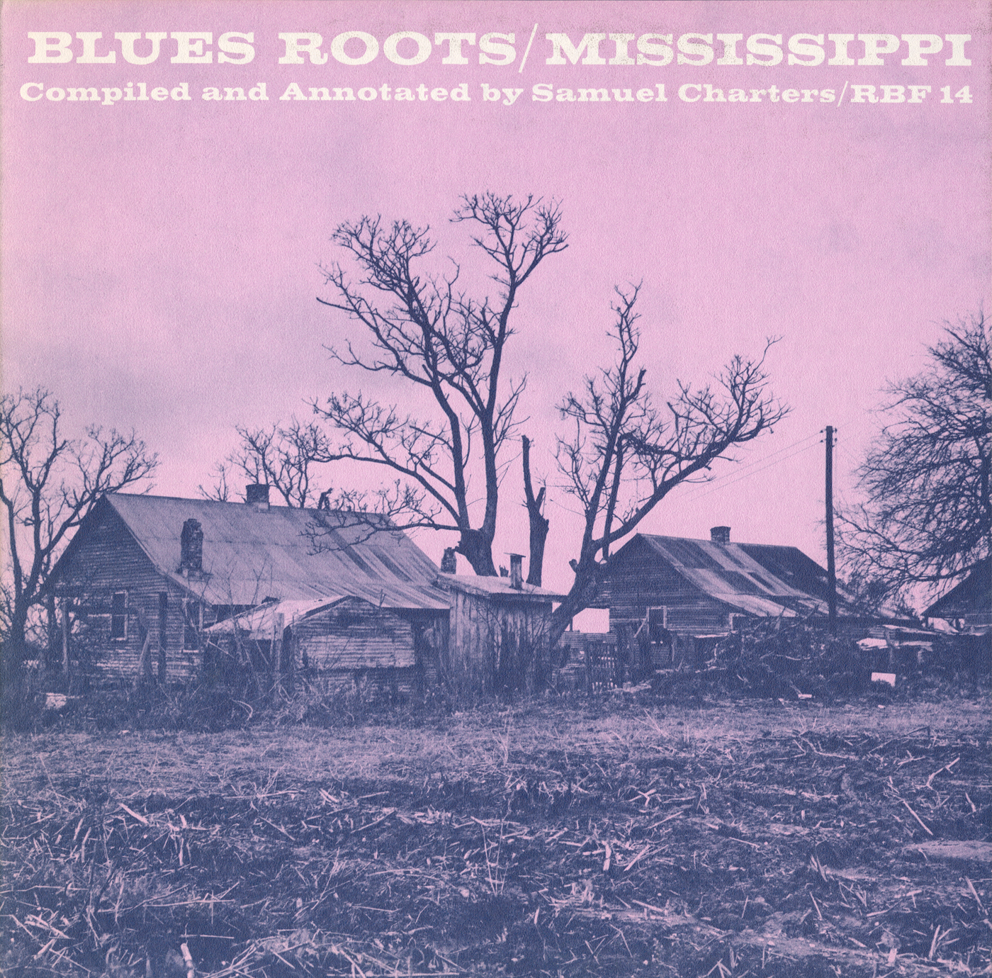 LP Various Blues Roots / Mississippi RF14 FOLKWAYS RECORDS