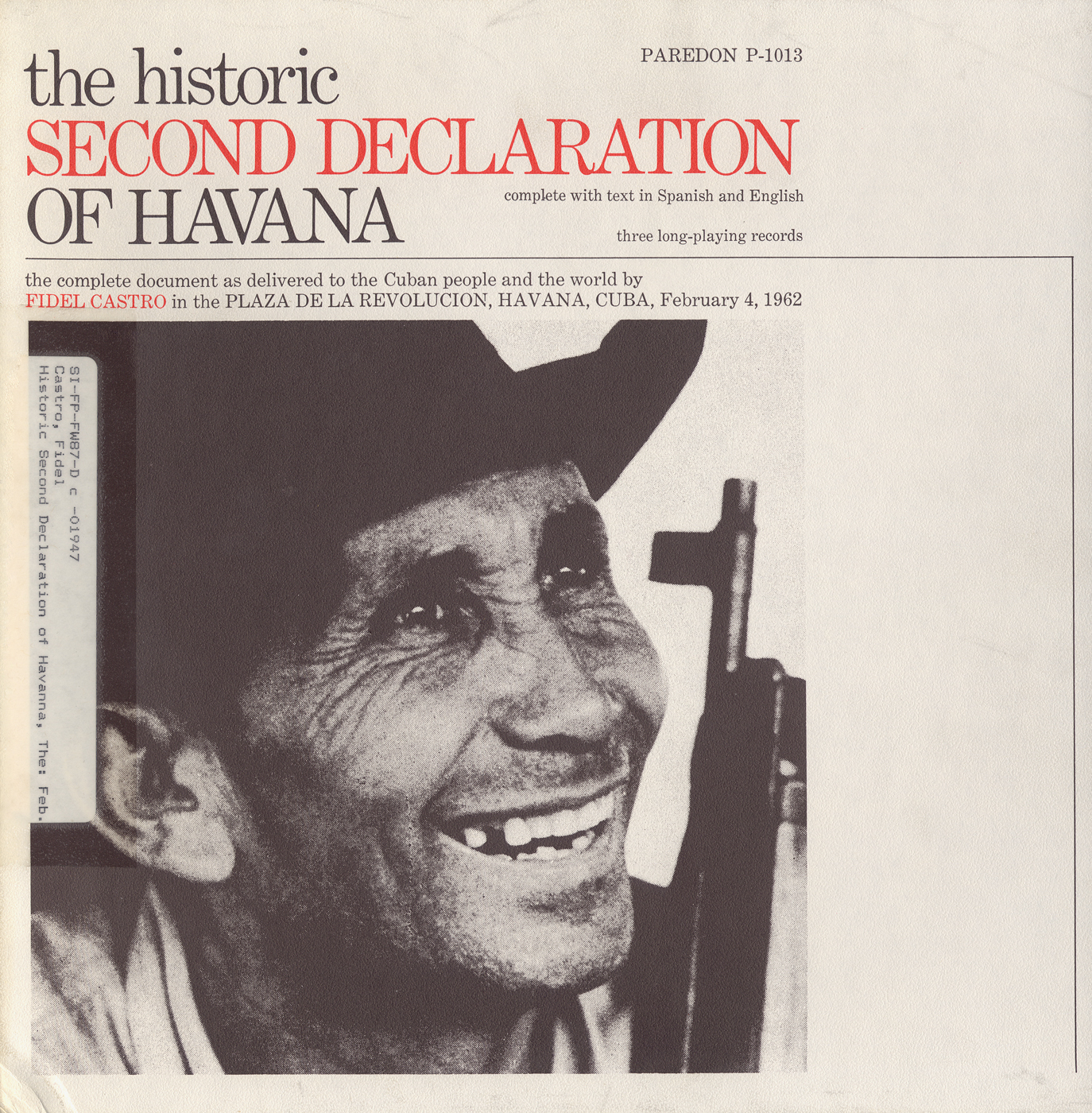 The Historic Second Declaration Of Havana Smithsonian Folkways Recordings