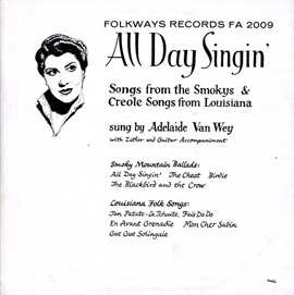 All Day Singin' - Louisiana and Smoky Mountain Ballads