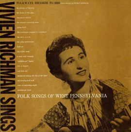 Vivien Richman Sings Folk Songs of West Pennsylvania