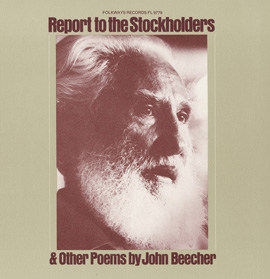 Report to the Stockholders: Poems by John Beecher