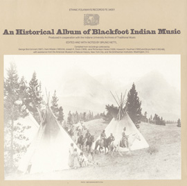 An Historical Album of Blackfoot Indian Music