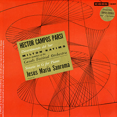 Campos Parsi: Divertimento del Sur / Sonata in G for Piano