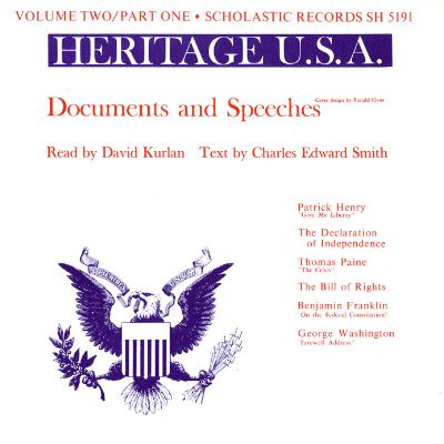 Heritage USA, Vol. 2, Part 1: Documents and Speeches