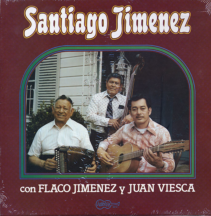 Santiago Jimenez con Flaco Jimenez y Juan Viesca