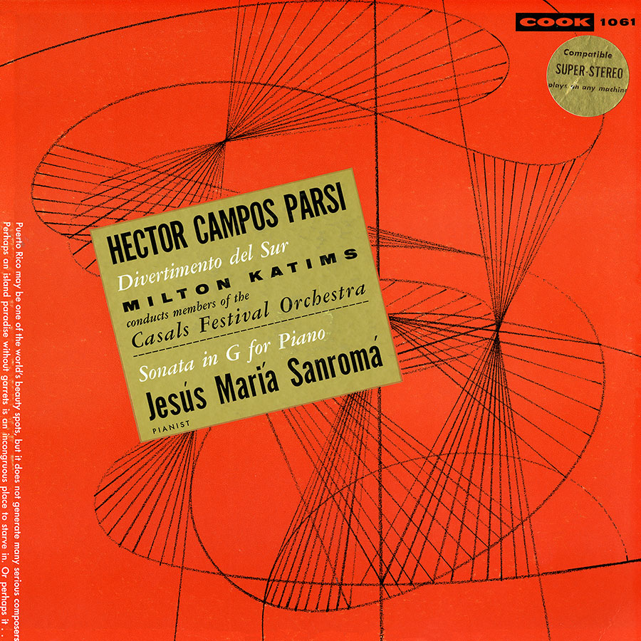 Campos Parsi: Divertimento del Sur / Sonata in G for Piano