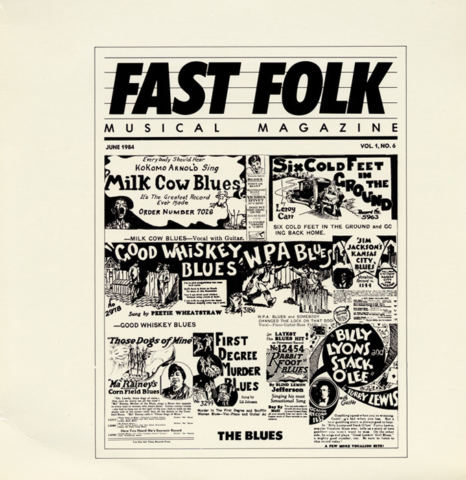 Fast Folk Musical Magazine (Vol. 1, No. 6) The Blues