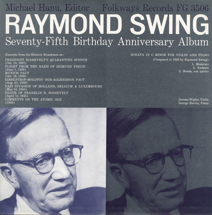 Raymond Swing: Seventy-Fifth Anniversary Album