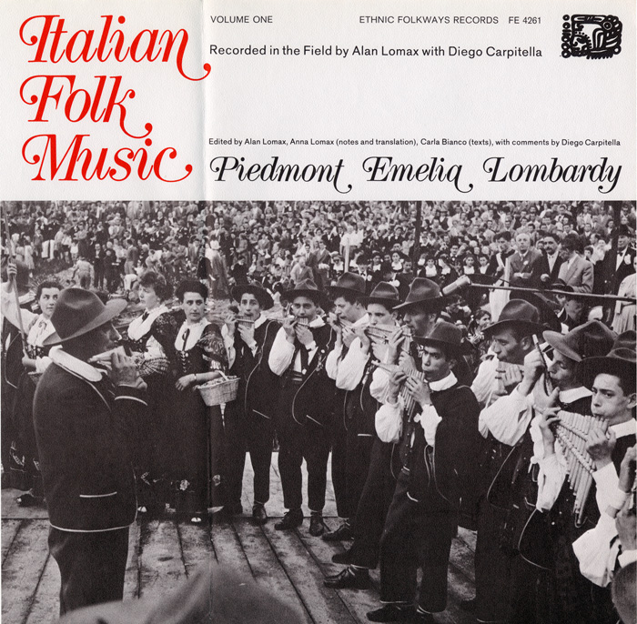 Italian Folk Music, Vol.1: Piedmont, Emelia, Lombardy