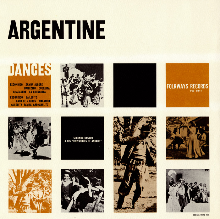 Folk Dances and Dance Songs of Argentina