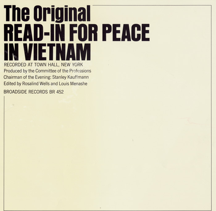 The Original Read-In for Peace in Vietnam