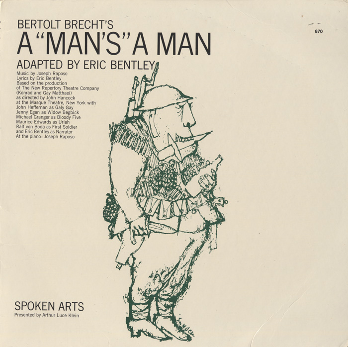A Man's A Man” by Bertolt Brecht | Smithsonian Folkways Recordings