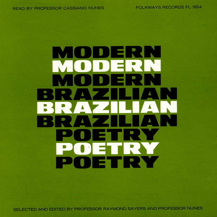 Modern Brazilian Poetry: Read by Professor Cassiano Nunes