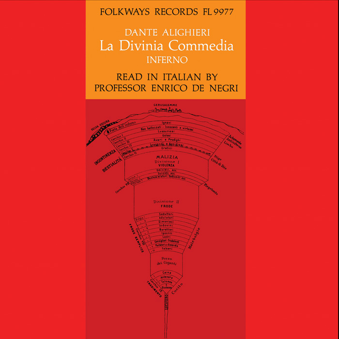 La Divina Commedia (The Inferno) - Dante Alighieri: Read by Professor Enrico de Negri in the Original Italian