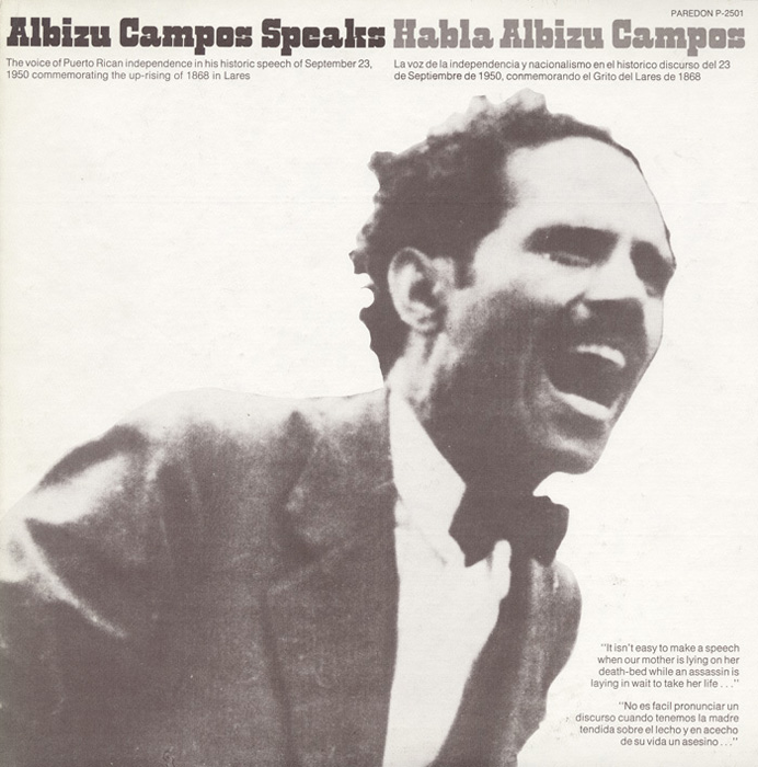 Habla Albizu Campos: Albizu Campos Speaks