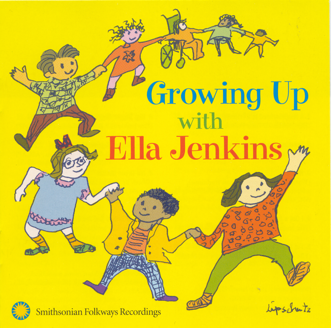 Growing Up with Ella Jenkins CD artwork