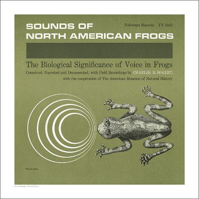 Cover Art Print - Sounds of North American Frogs
