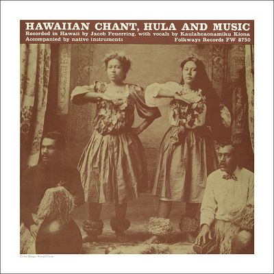Cover Art Print - Hawaiian Chant, Hula, and Music