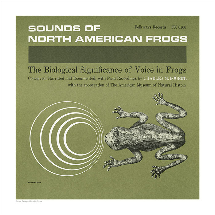 Cover Art Print - Sounds of North American Frogs