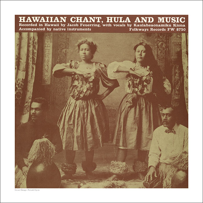 Cover Art Print - Hawaiian Chant, Hula, and Music